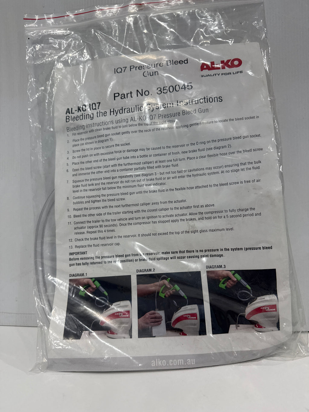 IQ7 Pressure Bleed Gun - 350045
