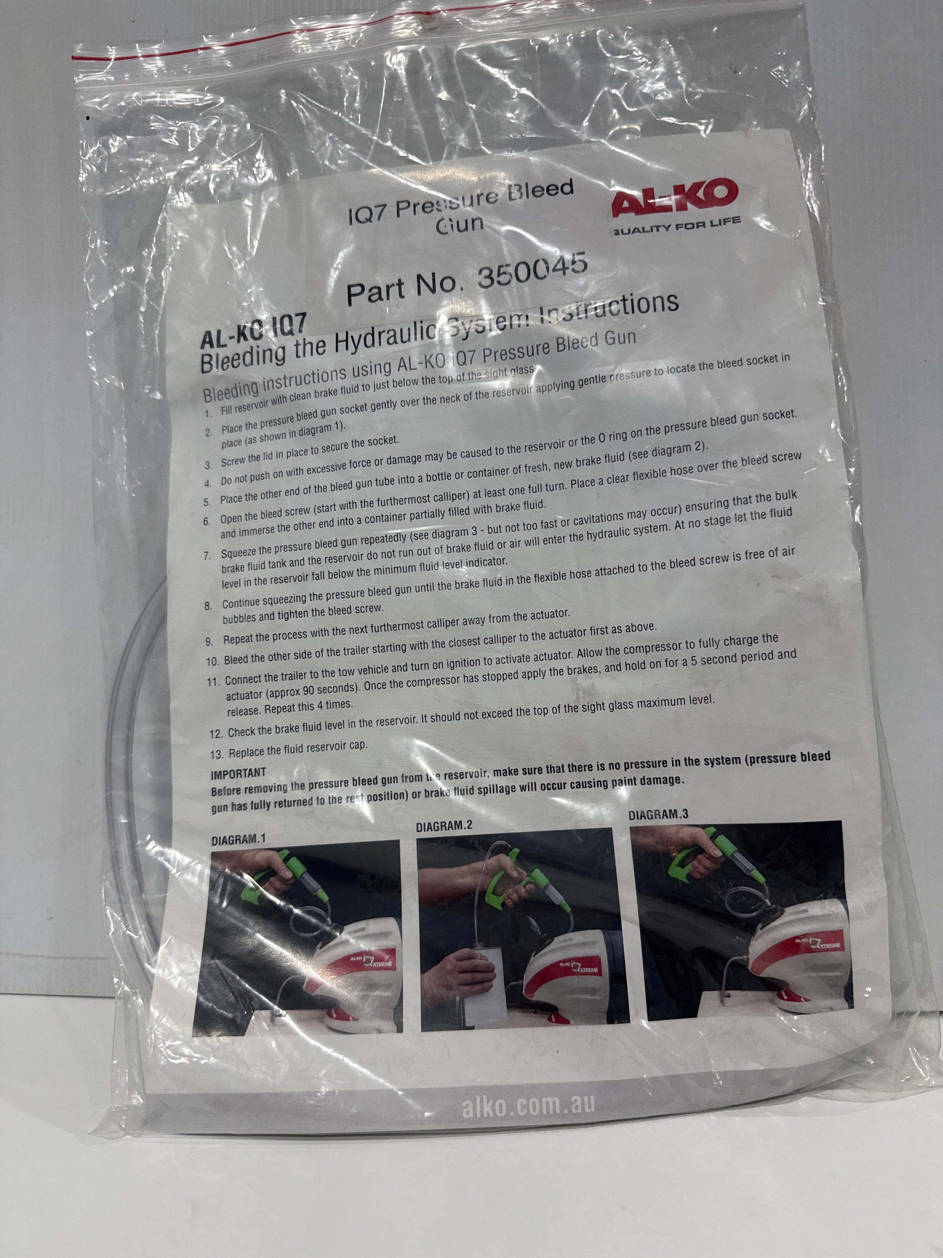IQ7 Pressure Bleed Gun - 350045