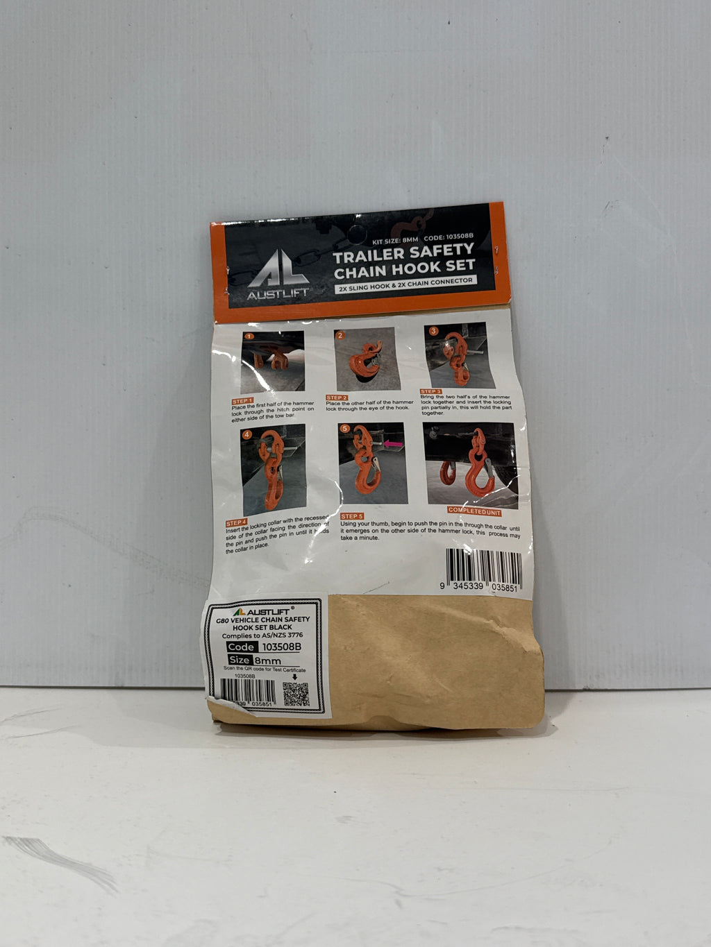 Trailer Safety Chain Hook Set - 103508