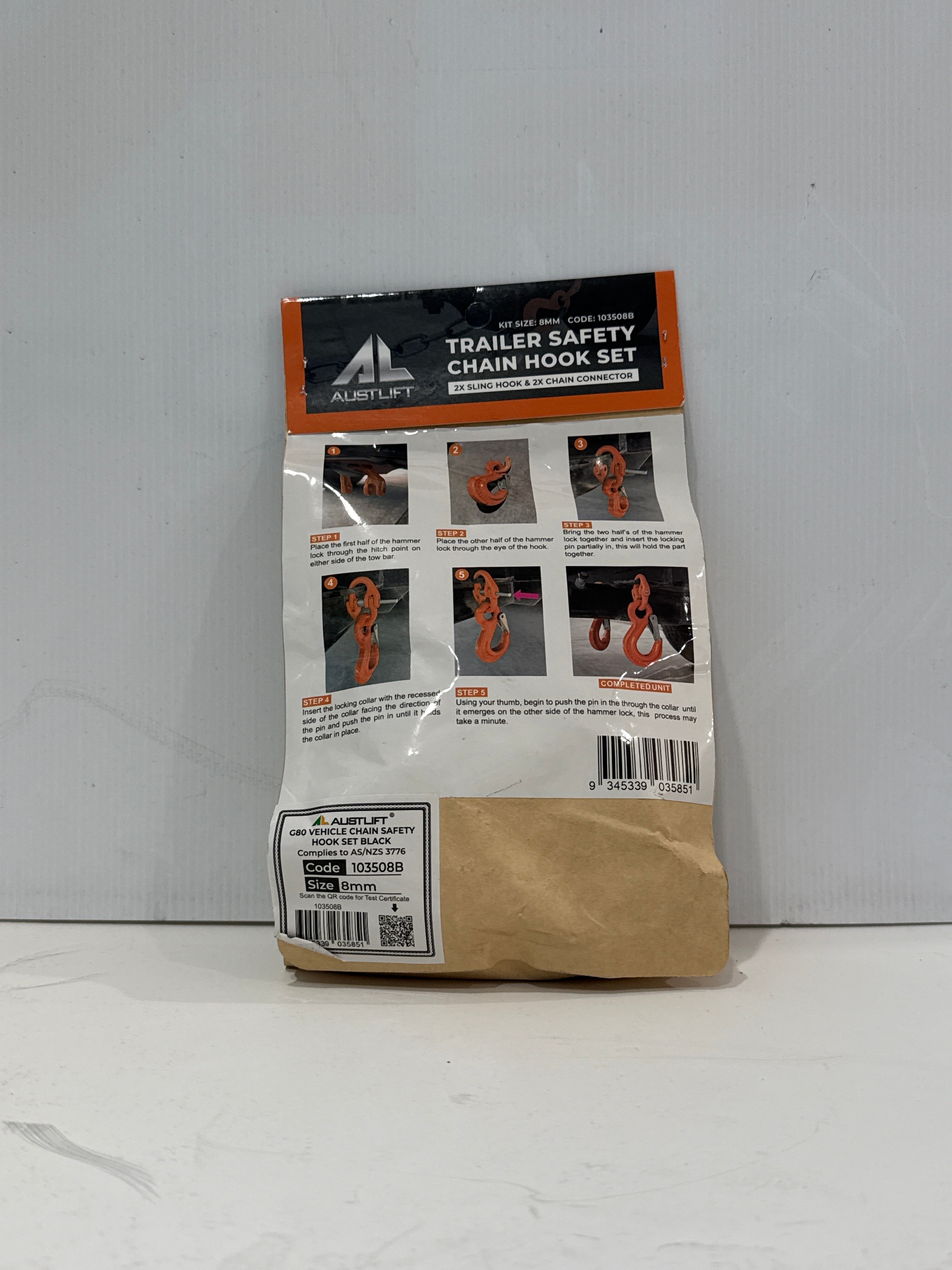 Trailer Safety Chain Hook Set - 103508